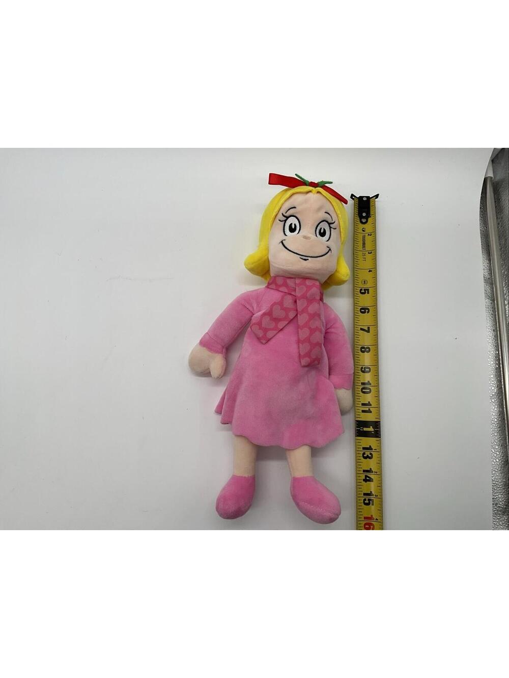 Dr. Seuss The Grinch Cindy Lou Who 15” Christmas Plush Stuffed Animal Plush Doll